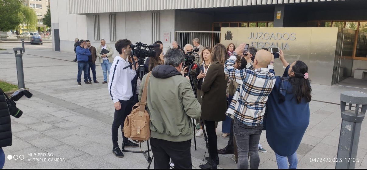 Atención a Medios - Declaraciones frente a Juzgados - Campaña electoral Decide Burgos 2023